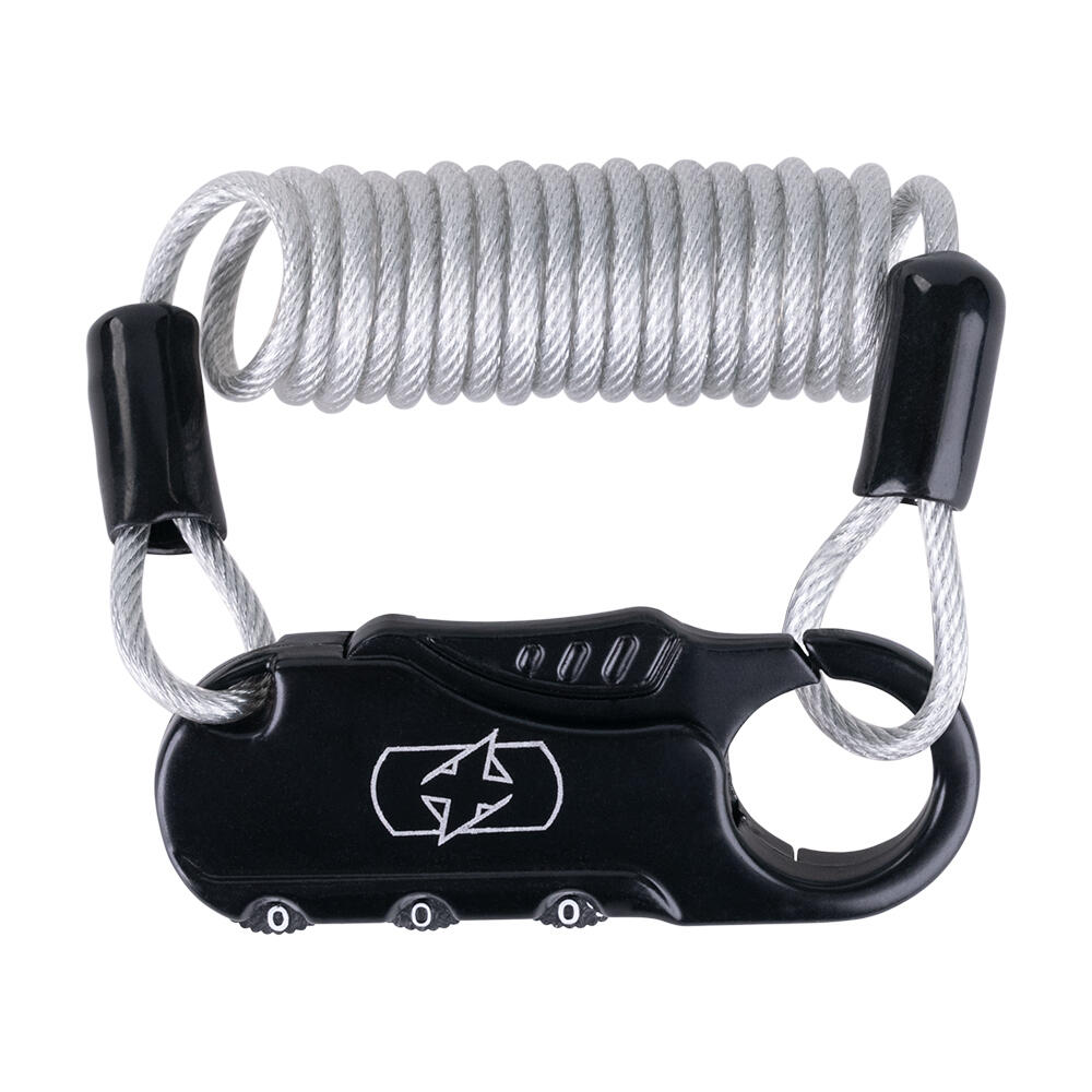 OXFORD Pocket Lock zamek kablowy - 2,2 mm x 0,9 m, czarny