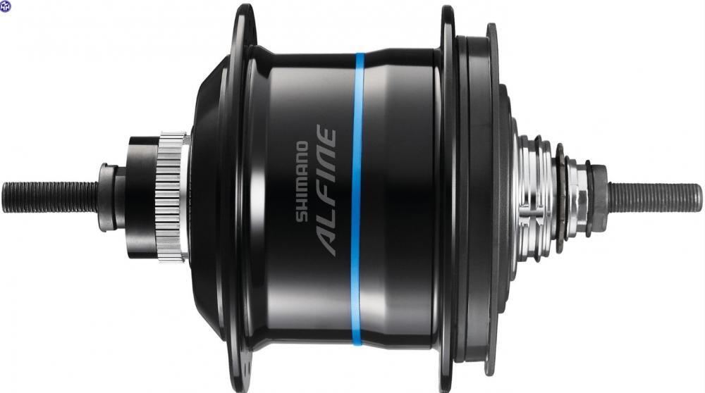 Shimano alfine DI2 SG-S7051 skrzyni biegów piasty do hamulców tarczowych 11S wersja czarna 32 otworów 2018 piasty do roweru ISGS705111BL