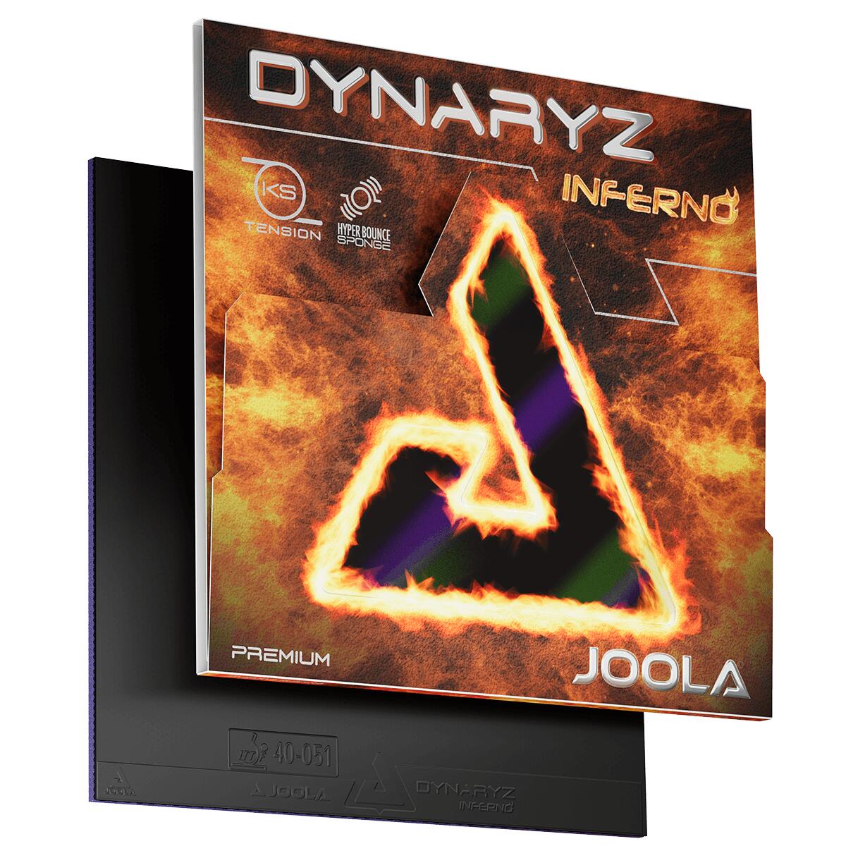 Okładzina JOOLA DYNARYZ INFERNO czarna MAX do tenisa stołowego