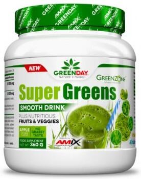 Mieszanka sproszkowanych warzyw, owoców i alg morskich z dodatkiem Superfoods - Smooth Drink Amix GreenDay (Super Greens)
