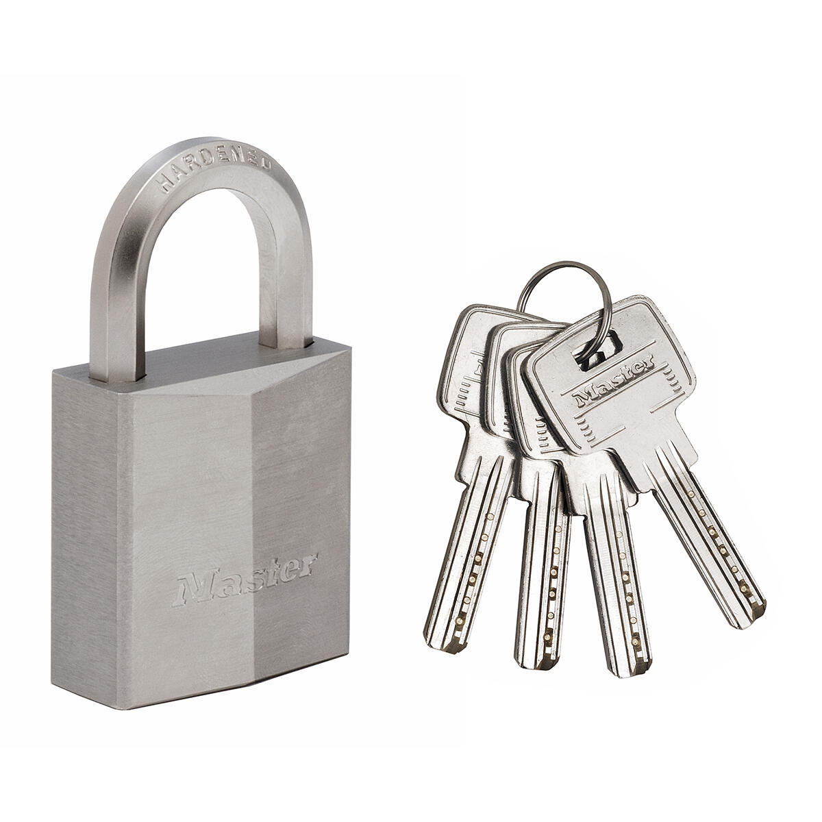 Master Lock 1145peurd  kłódka z niklowanego mosiądzu 40 MM z grubej ciała i sechskantigem na deskę do prasowania 1145PEURD