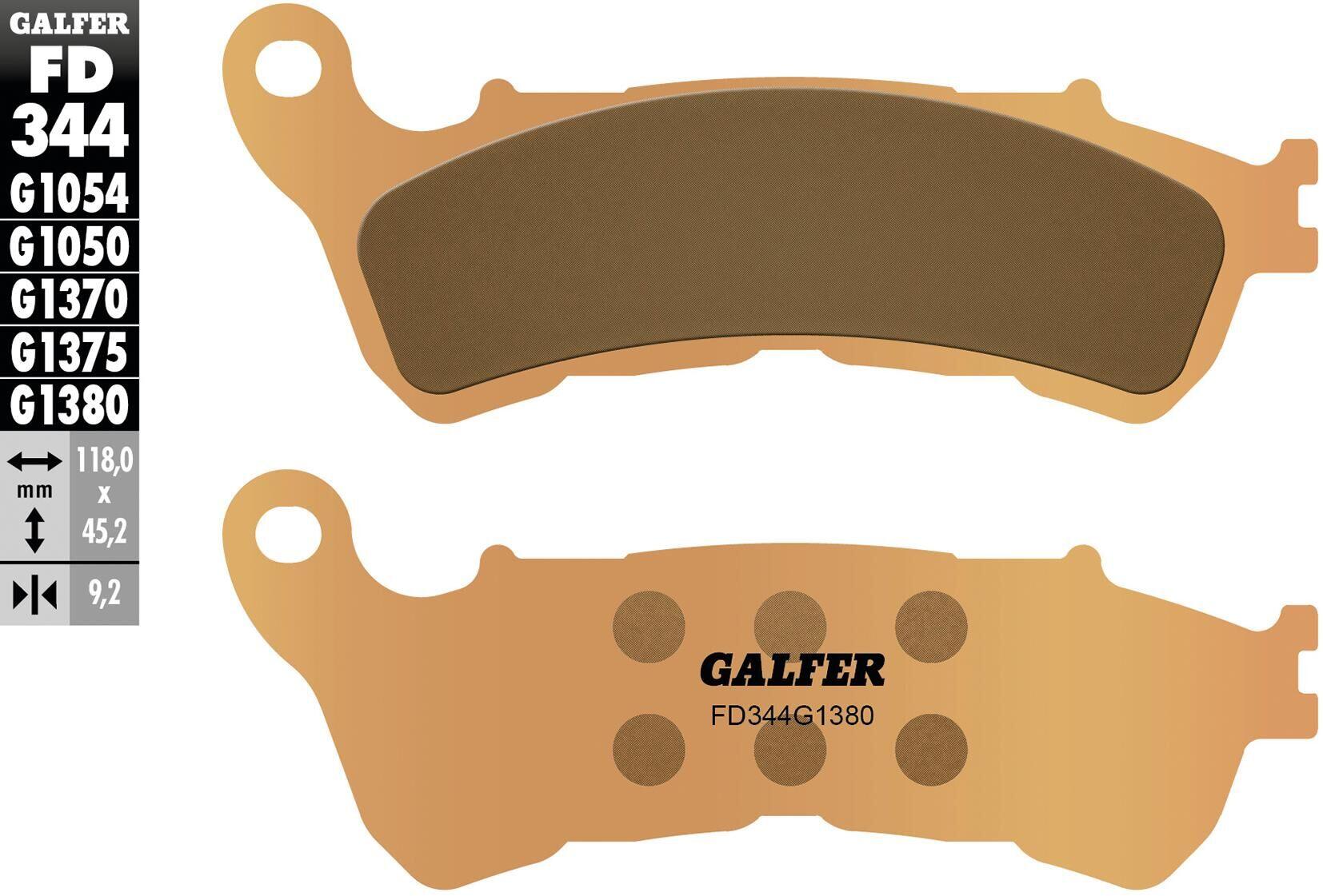 GALFER Galfer 111117 okładziny hamulcowe FD344G1380