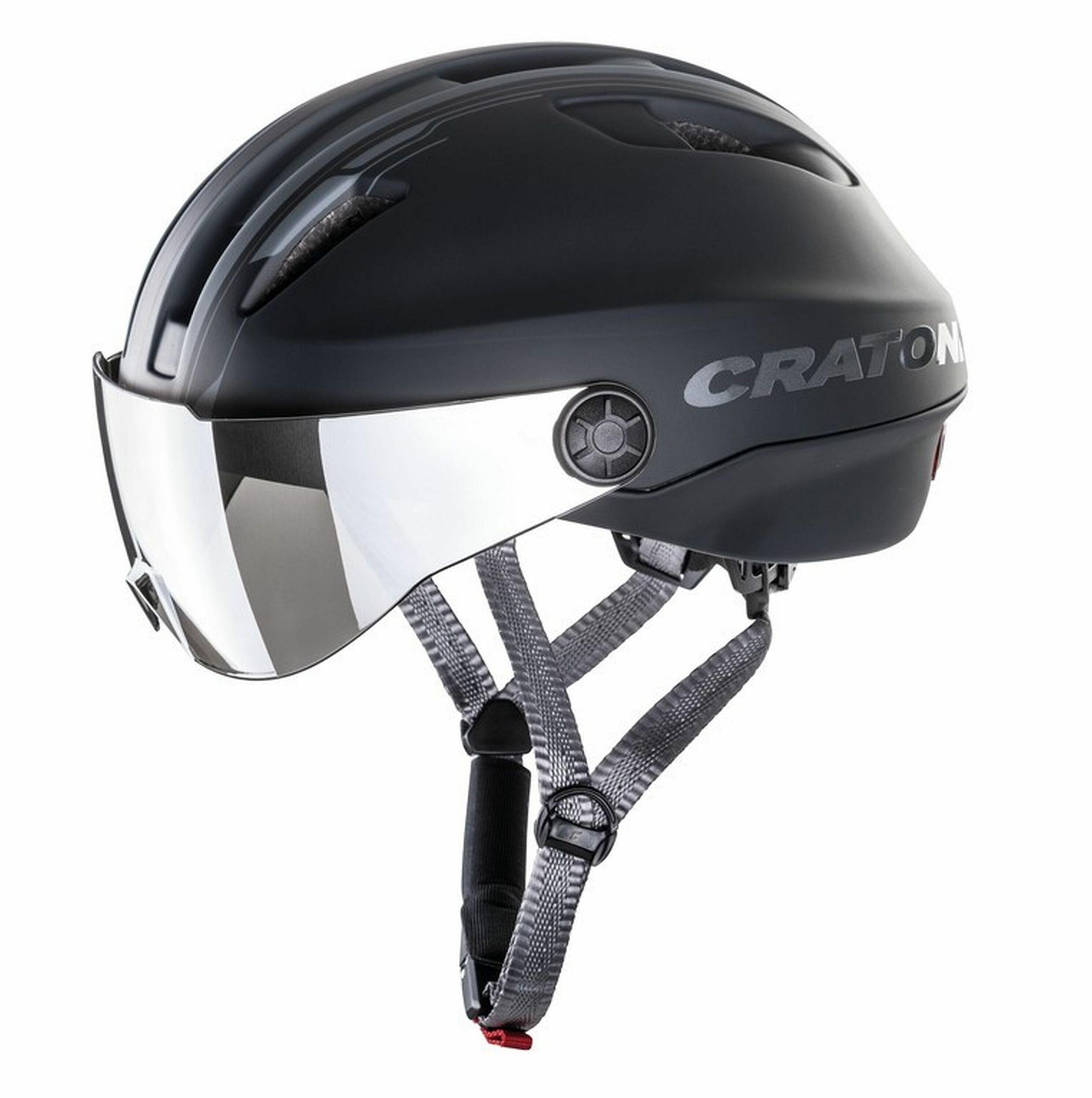 Cratoni Evo Kask rowerowy, black/anthracite matte S/M | 53-57cm 2020 Kaski miejskie i trekkingowe 2015053505