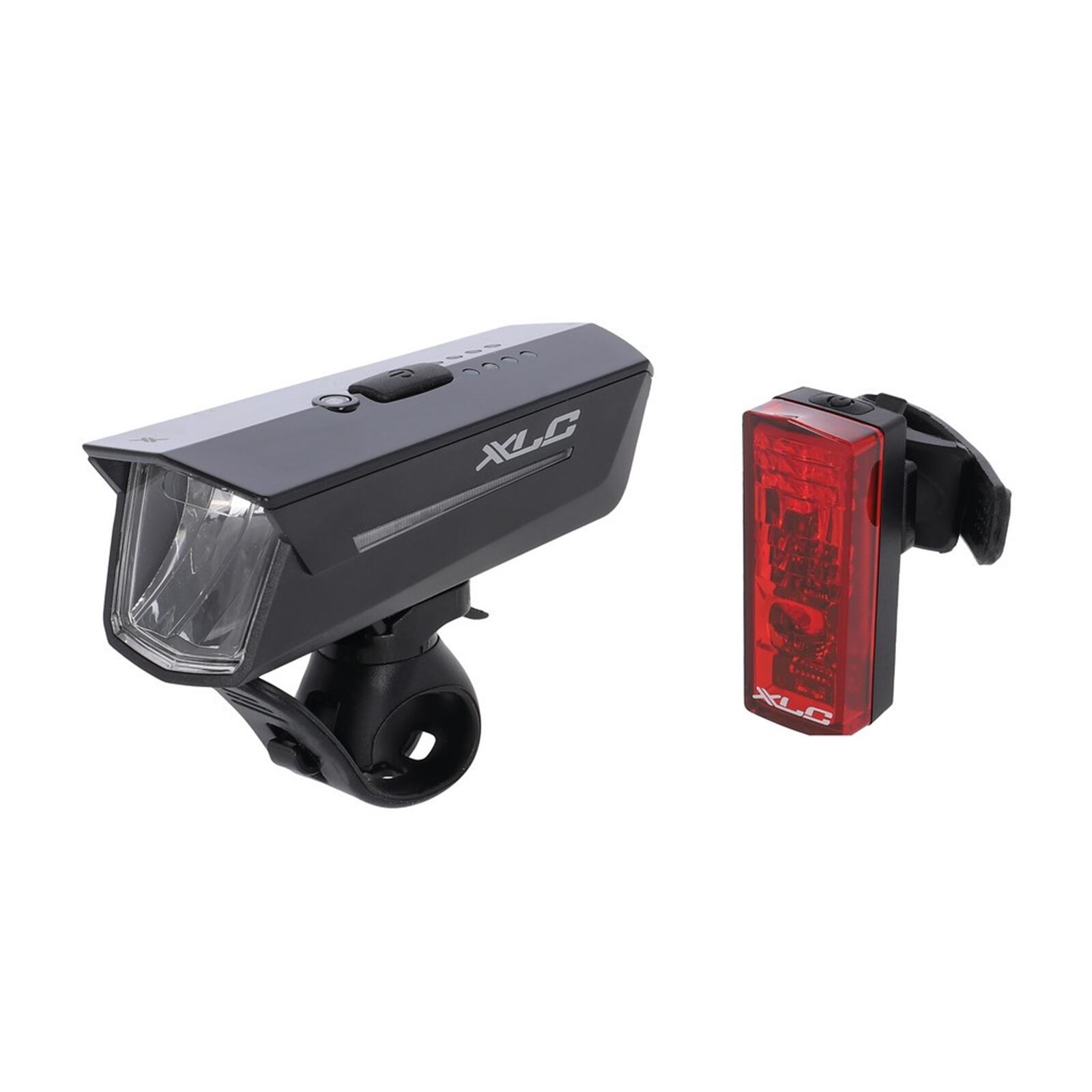 Zestaw oświetlenia rowerowego Led XLC CL-S24 Proxima USB