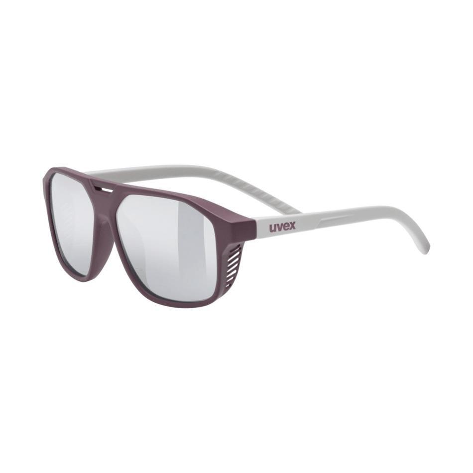 Okulary przeciwsłoneczne dziecięce UVEX Cosmic Jr cranberry/grey matt/mirror silver WYSYŁKA W 24H 30 DNI NA ZWROT