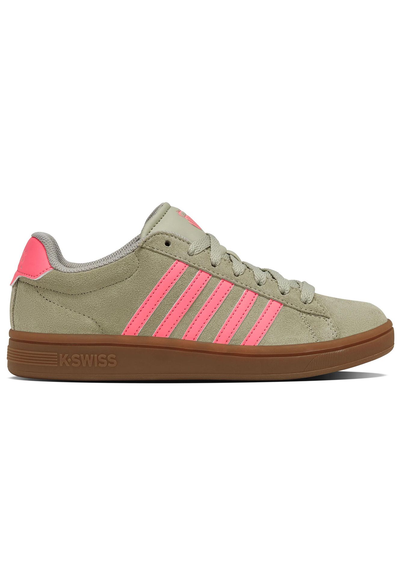Sneakersy damskie K-swiss COURT TIEBRK II SDE na co dzień zielone (99492-059-M)