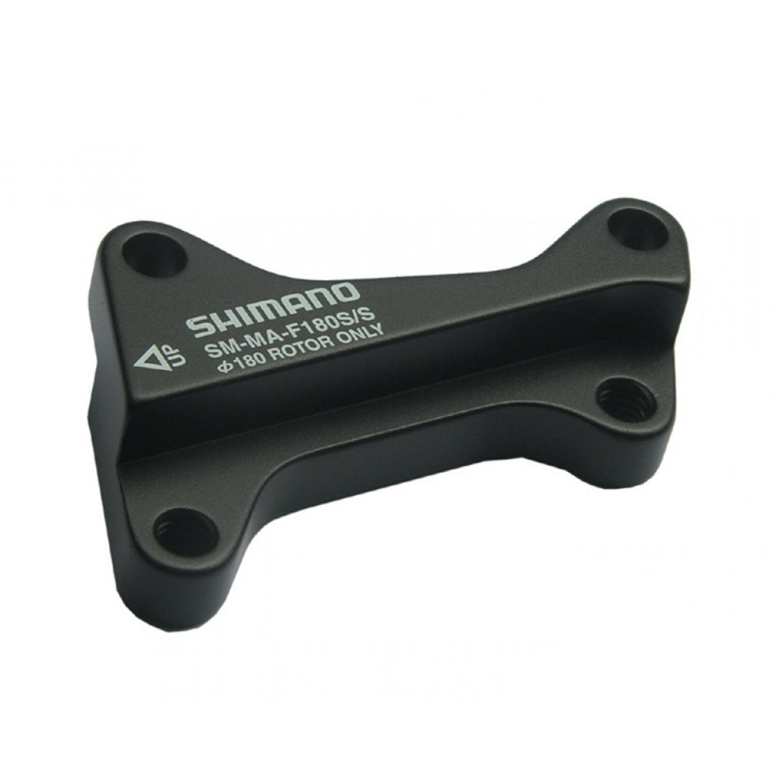 Shimano Adapter hamulca tarczowego SM-MA-F180 czarny / Montaż: przód / Rodzaj mocowania: IS-IS / Rozmiar: 180 mm ISMMAF180SSA