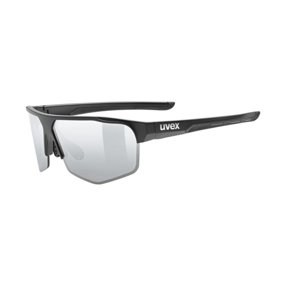 Okulary przeciwsłoneczne Uvex Axos Set Kolor: czarny/srerbny