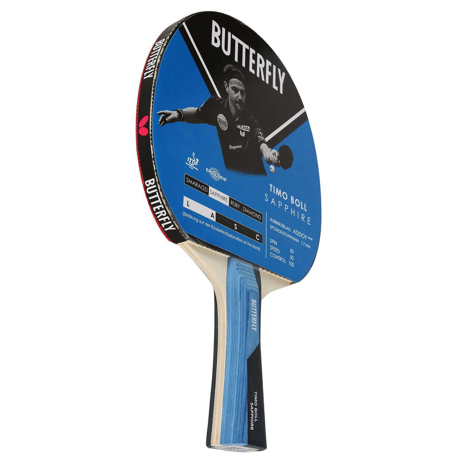 Rakietka do ping ponga Butterfly Sapphire