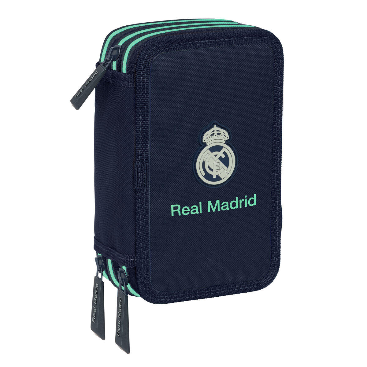 Piórnik Potrójny Real Madryt Rm Team 25/26 Navy Blue Green Safta