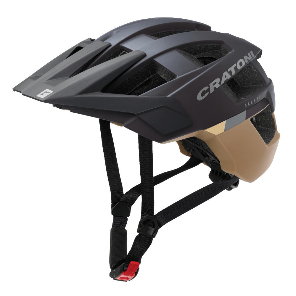 MTB - Kask rowerowy AllSet ciemno-piaskowy matowy