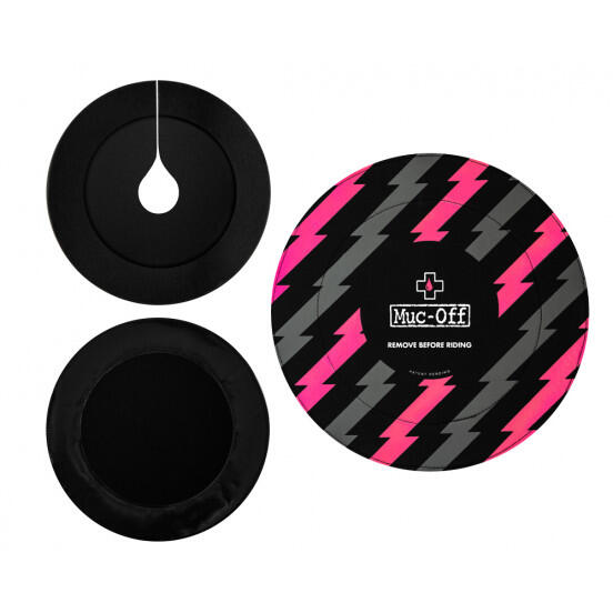 Muc-Off OsŁona na tarcze hamulcowe disc brake covers czarny|rÓŻowy|szary DISC BRAKE COVERS 2SZT
