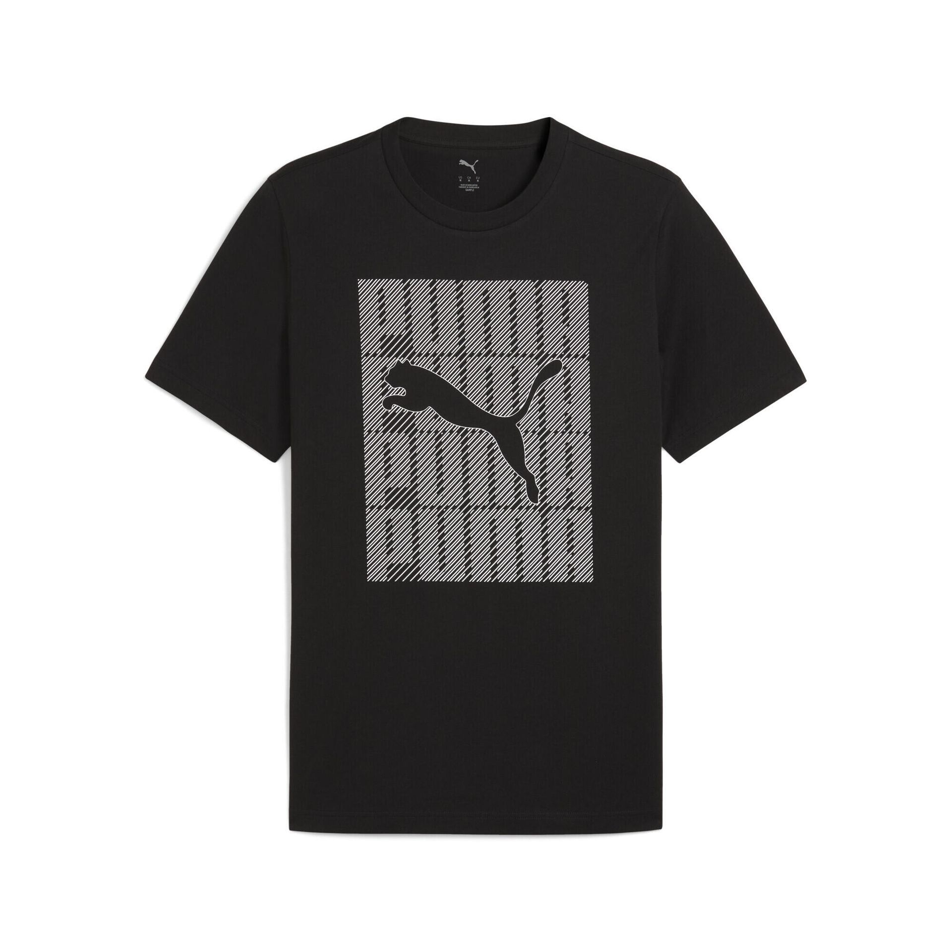 Męska koszulka Graphics PUMA Wording PUMA Black