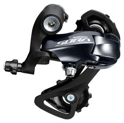 SHIMANO Przerzutka tylna Sora RD-R3000 szary / Długość wózka: krótki - SS / Ilość biegów: 9 / Mocowanie: rama z hakiem ERDR3000SS (ARDR3000SS)