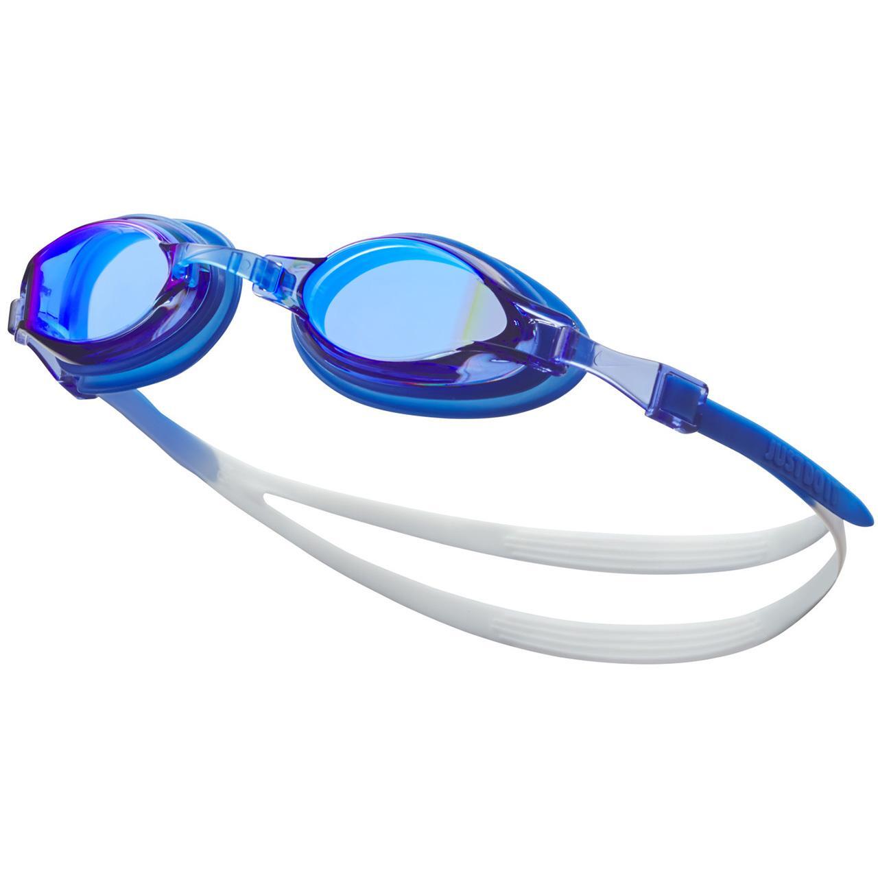 Okulary pływackie Nike Os Chrome Mirrored niebieskie NESSD125-494 Lumarko!