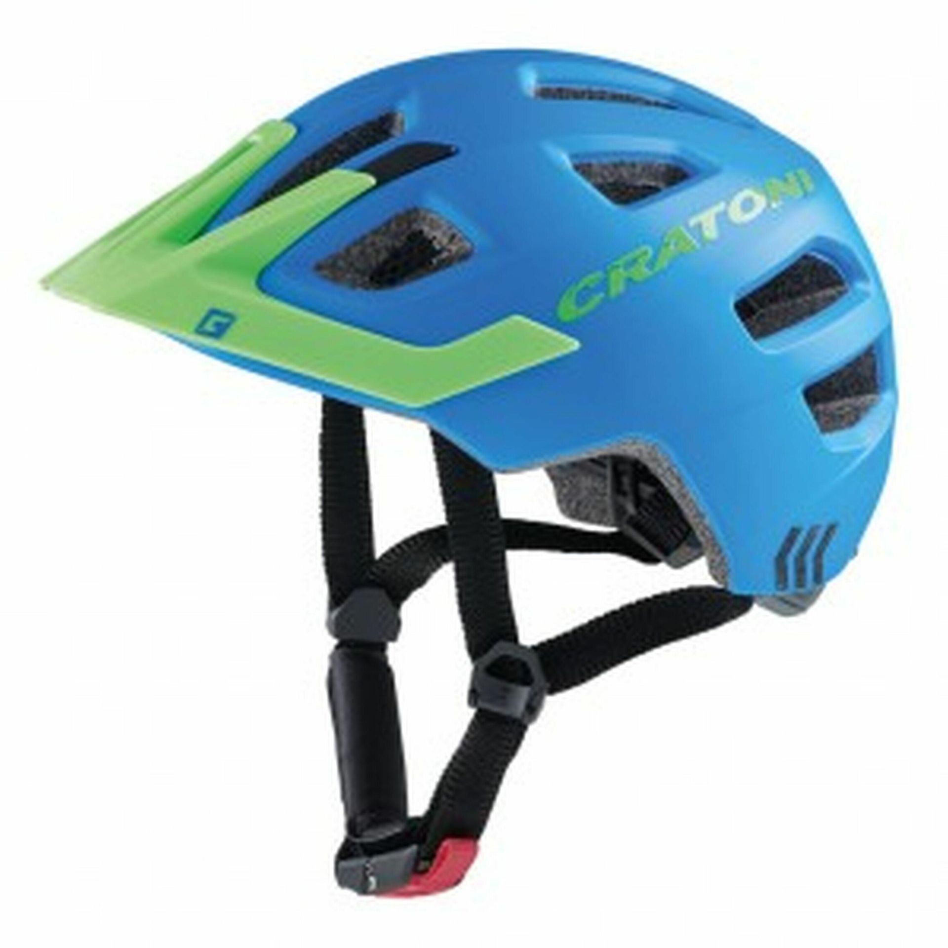 Dziecięcy kask rowerowy Cratoni Maxster Pro, niebiesko-zielony, XS/S