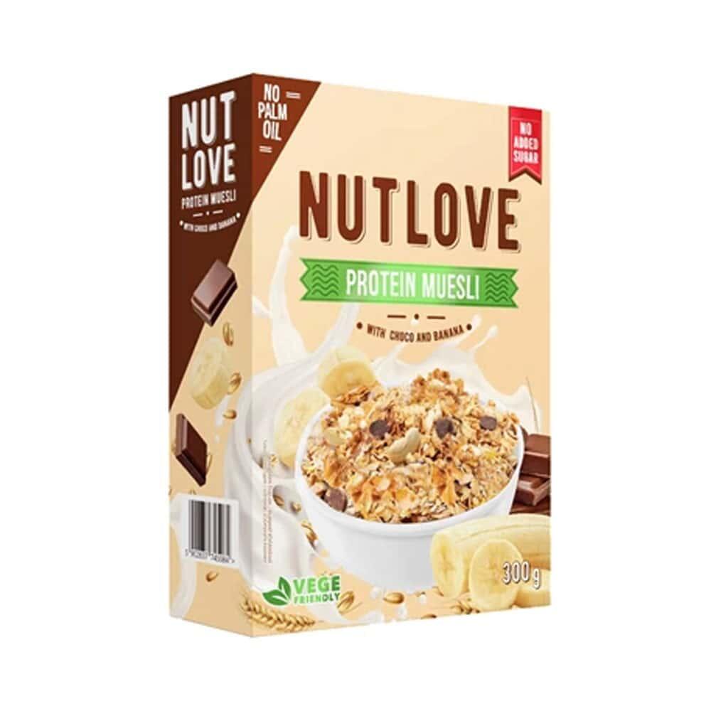 ALLNUTRITION NUTLOVE PROTEIN MUESLI WITH CHOCO AND BANANA 300G