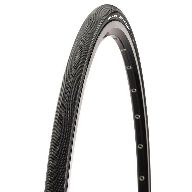 Maxxis Re-Fuse Folding Tyre 700x32C Dual MS TR Tanwall, czarny/beżowy 32-622 | 700x32C 2021 Opony do rowerów Gravel 1999