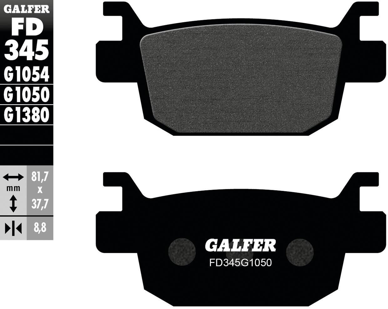GALFER Galfer Fd345g1050 okładziny hamulcowe FD345G1050
