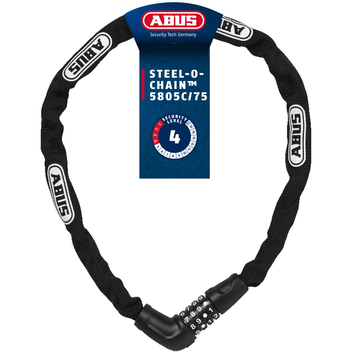 Abus zapięcie zabezpieczające do roweru 5805c, czarny 712067