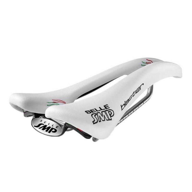 Selle SMP Pro Blaster siodło białe z szynami ze stali nierdzewnej