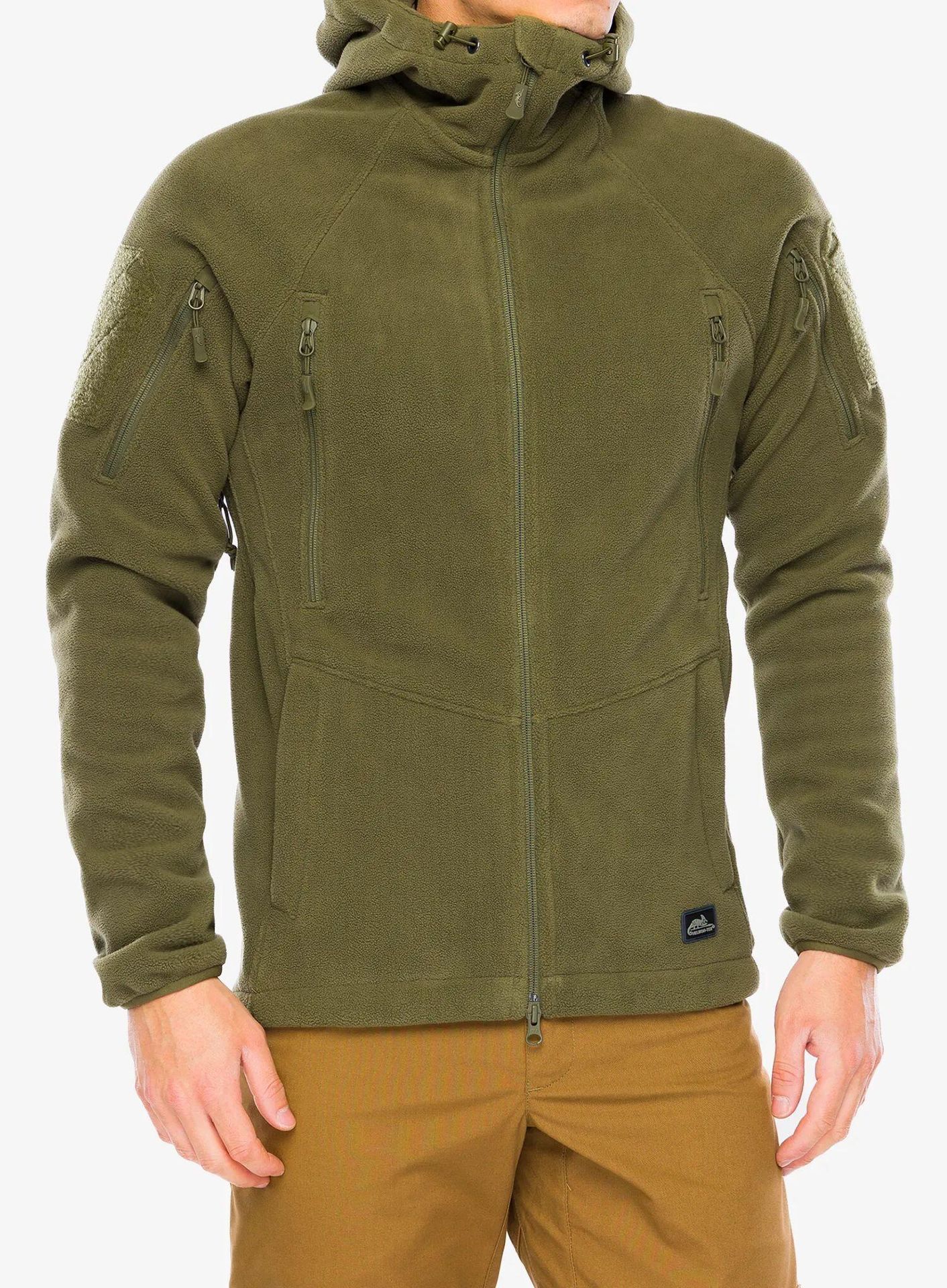 Helikon - Bluza polarowa Patriot Mk 2 - Olive Green - BL-PJ2-FH-02