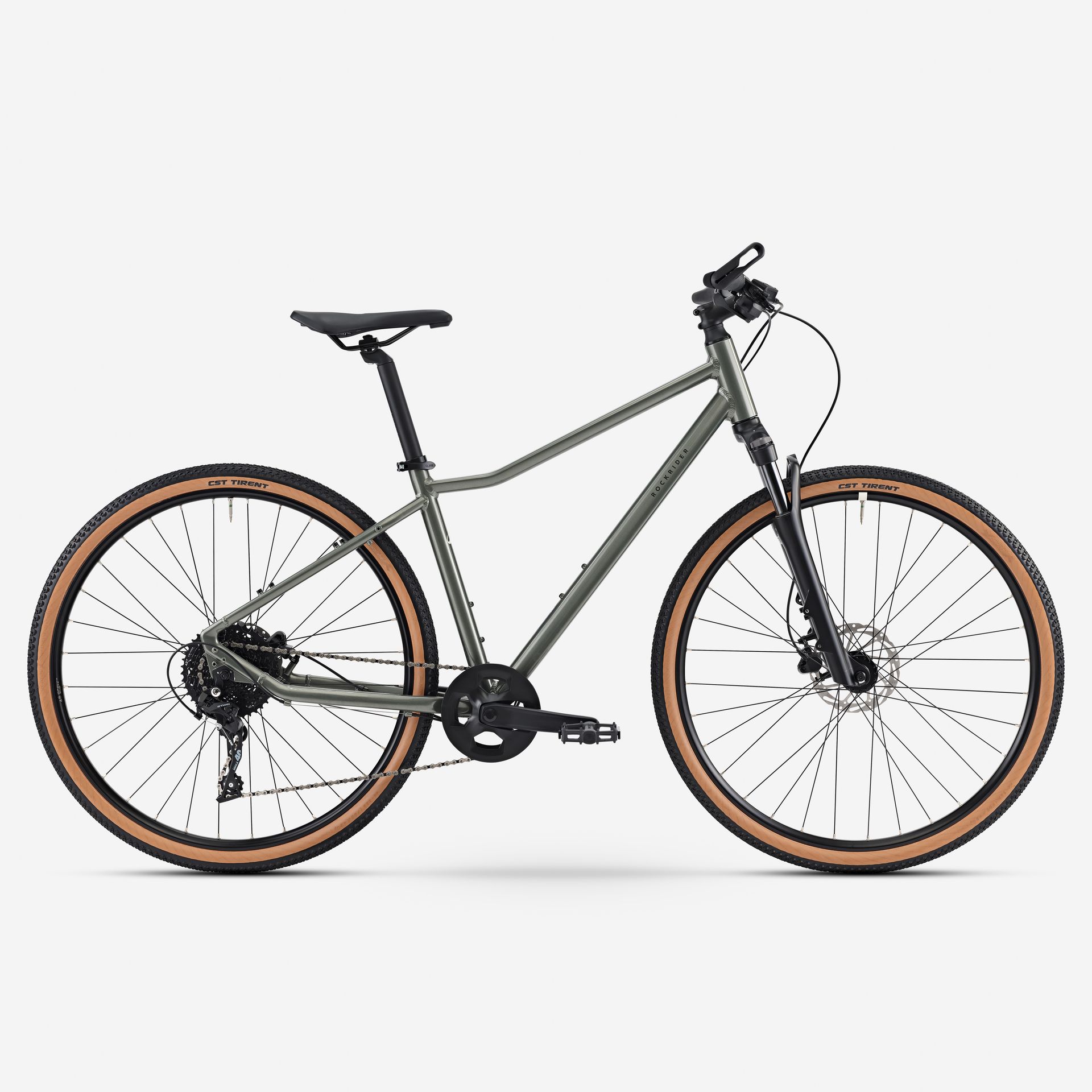 Rower trekkingowy Rockrider ACTV 500 HF wysoka rama