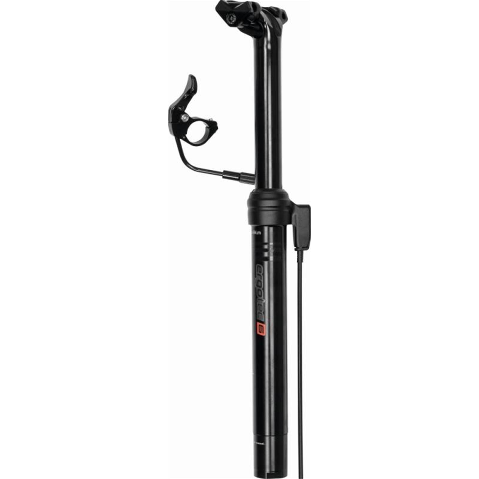 ergotec Ergo Tec Unisex Adult 288070 Sztyca podsiodłowa, czarna, 40 x 2,7 x 2,7 cm 288070
