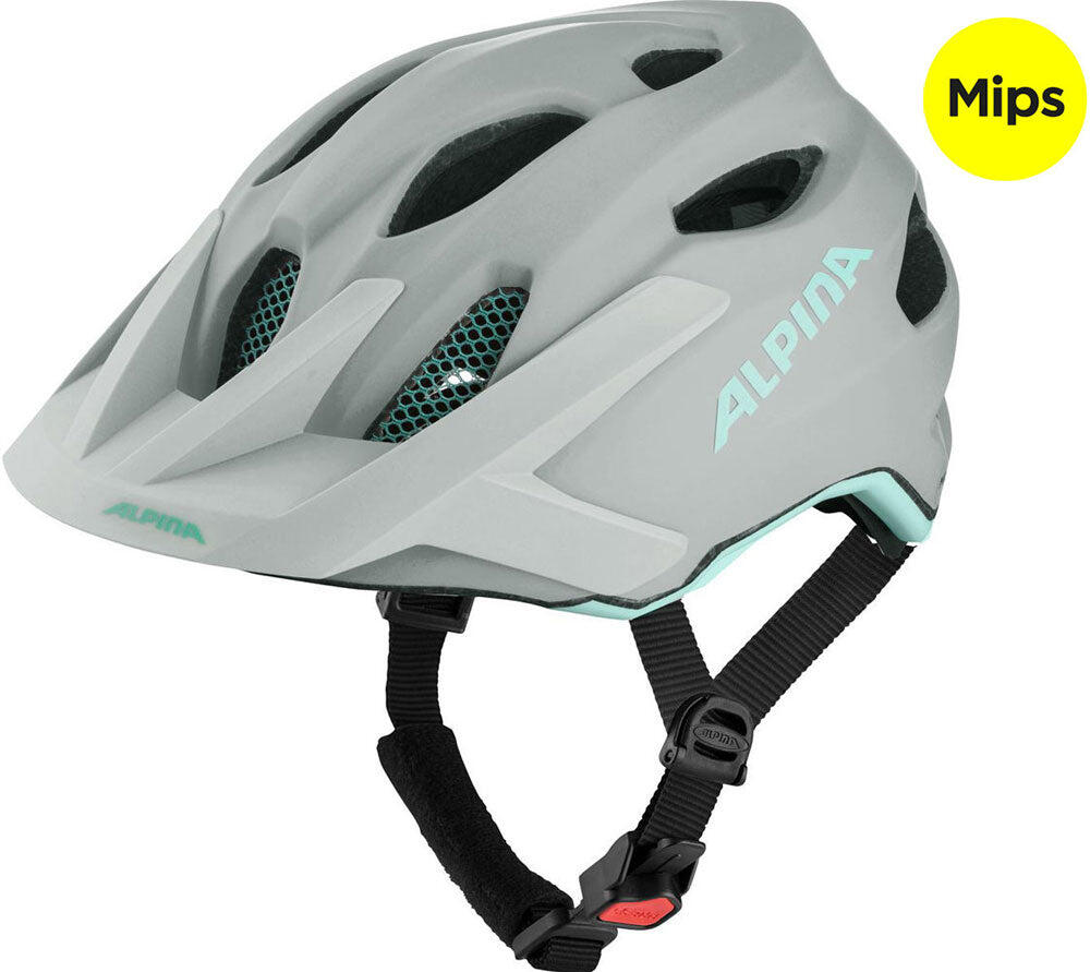 Kask dziecięcy Alpina Apax Jr. MIPS 51-56 cm turkus/szary