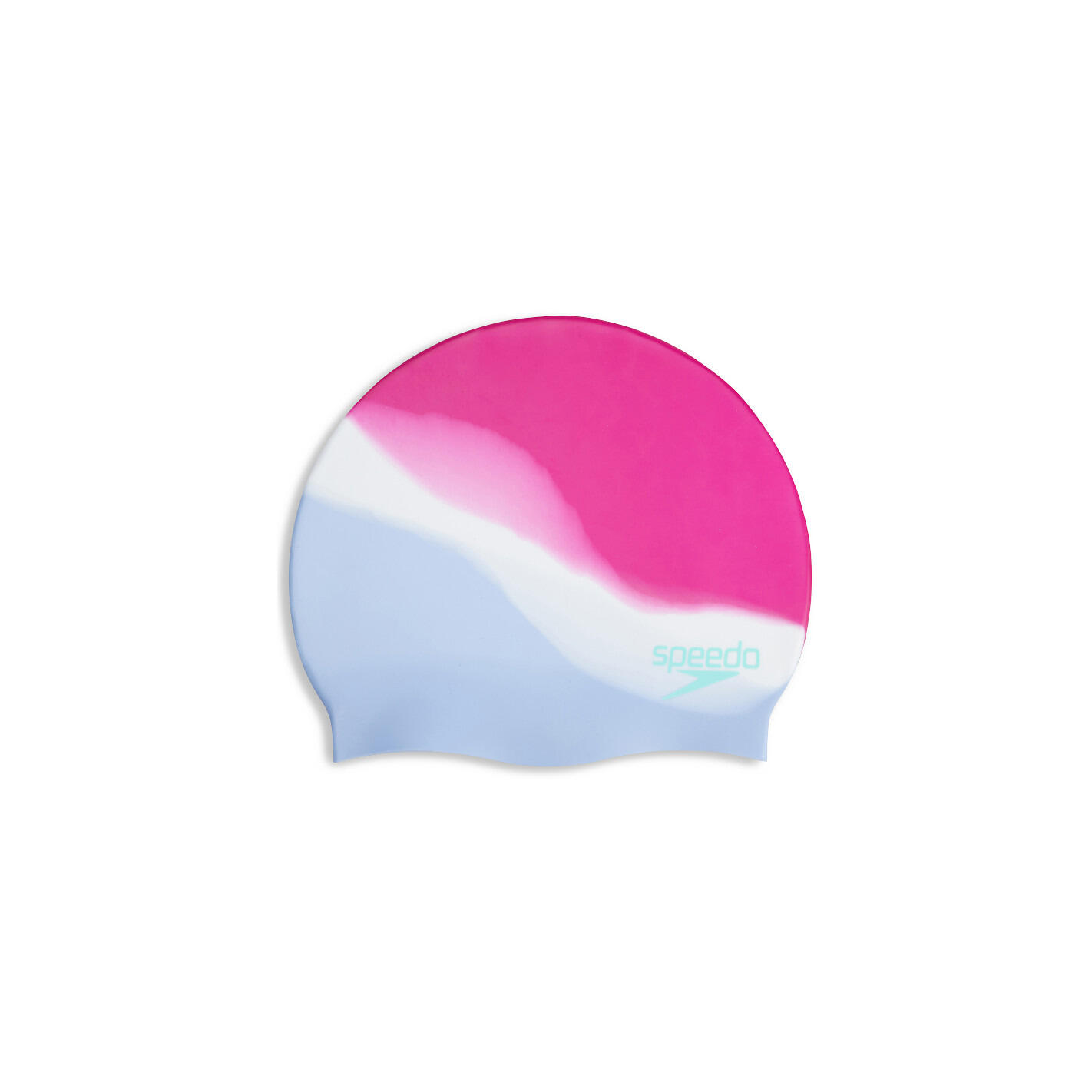 Speedo Czepek pływacki multi coloured silicone cap niebiesko/różowy