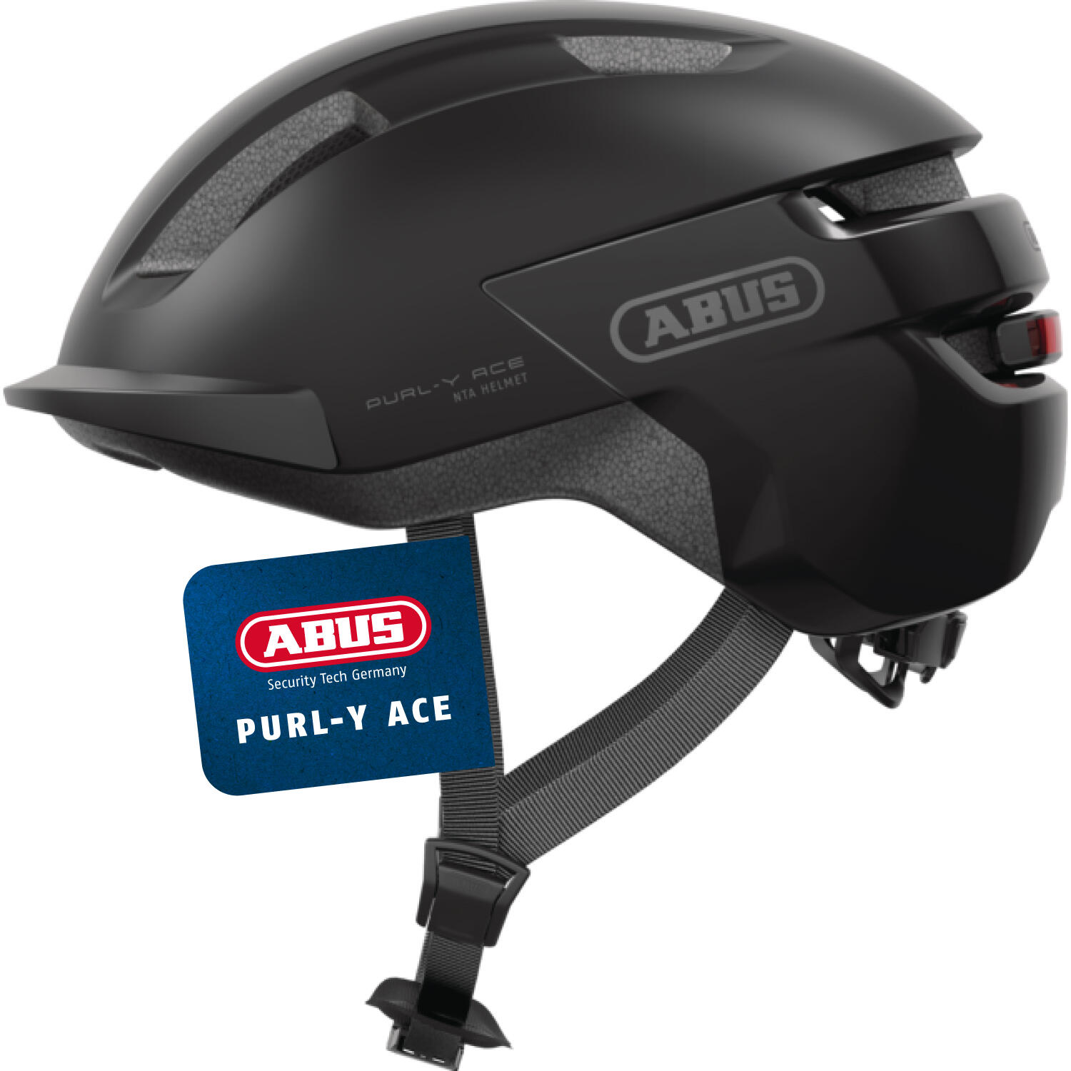Miejski kask rowerowy „Purl-Y Ace”, czarny matowy