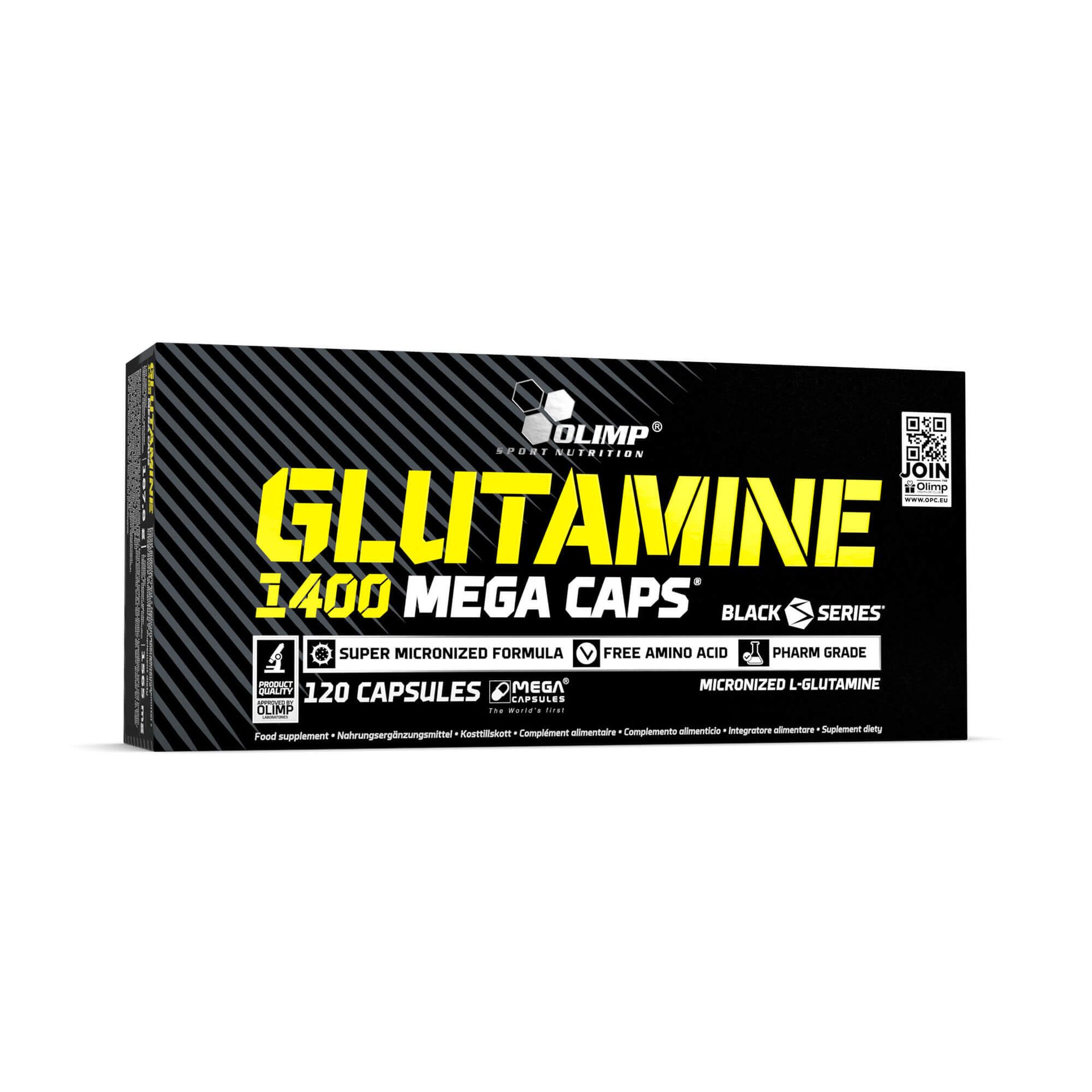 OLIMP LABORATORIES Olimp Glutamine 1400 Mega Caps 120 kapsułek