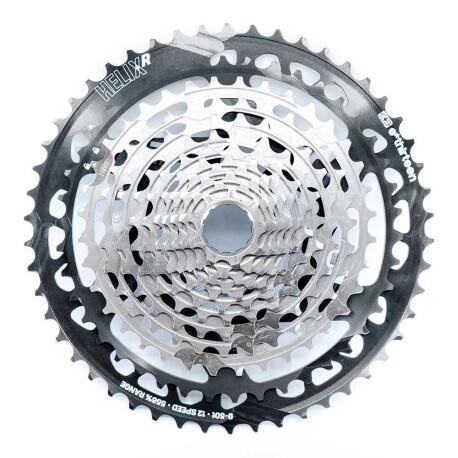 Kaseta Helix Race - 9-50T - 12V - Nikiel Szary