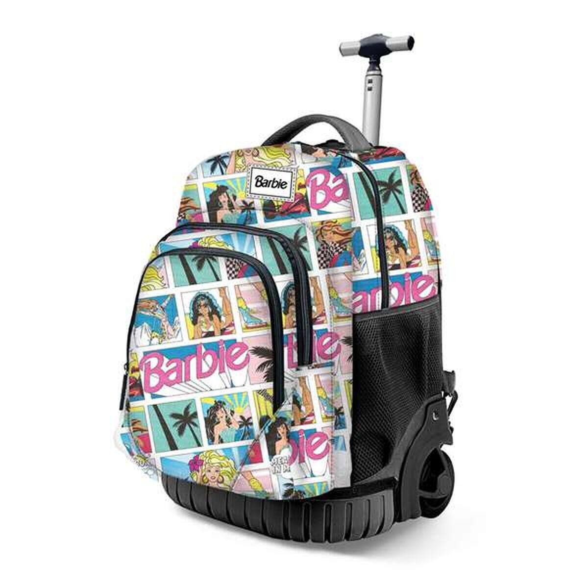 Karactermania Barbie Comic-FAN GTS plecak na kółkach, wielokolorowy, 32 x 47 cm, pojemność 30 l, Wielokolorowa Barbie, Jeden rozmiar, Plecak na kółkach FAN GTS