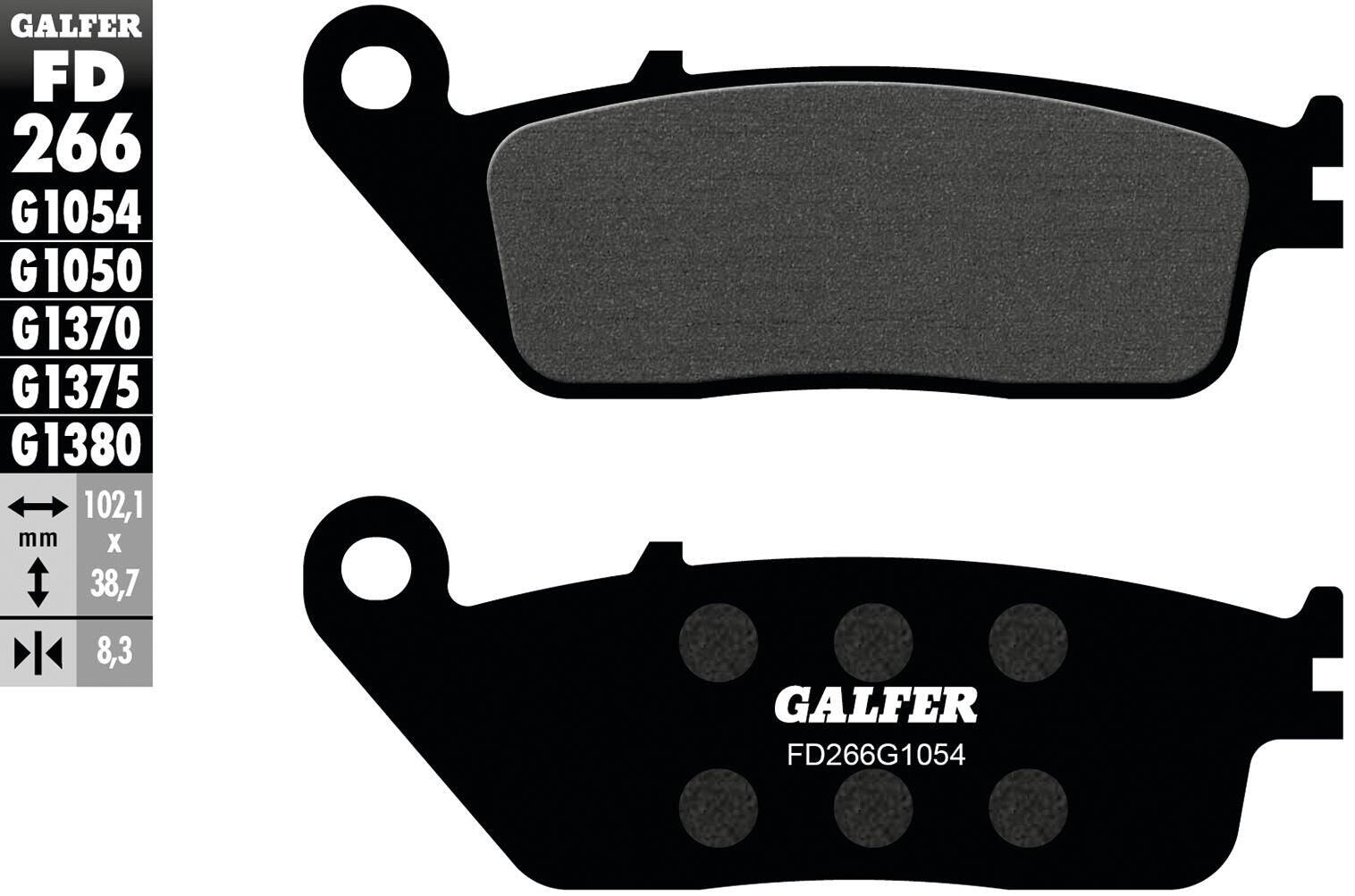 GALFER Galfer Fd266g1054 okładziny hamulcowe FD266G1054