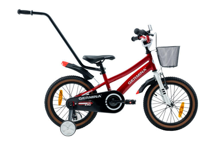 Rower dziecięcy GERMINA BMX 16 cali dla dziewczynki Błękitny