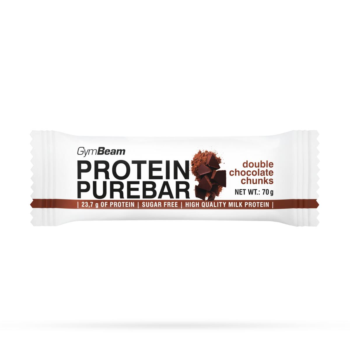 GymBeam PureBar, baton białkowy, cookies & cream, 60 g
