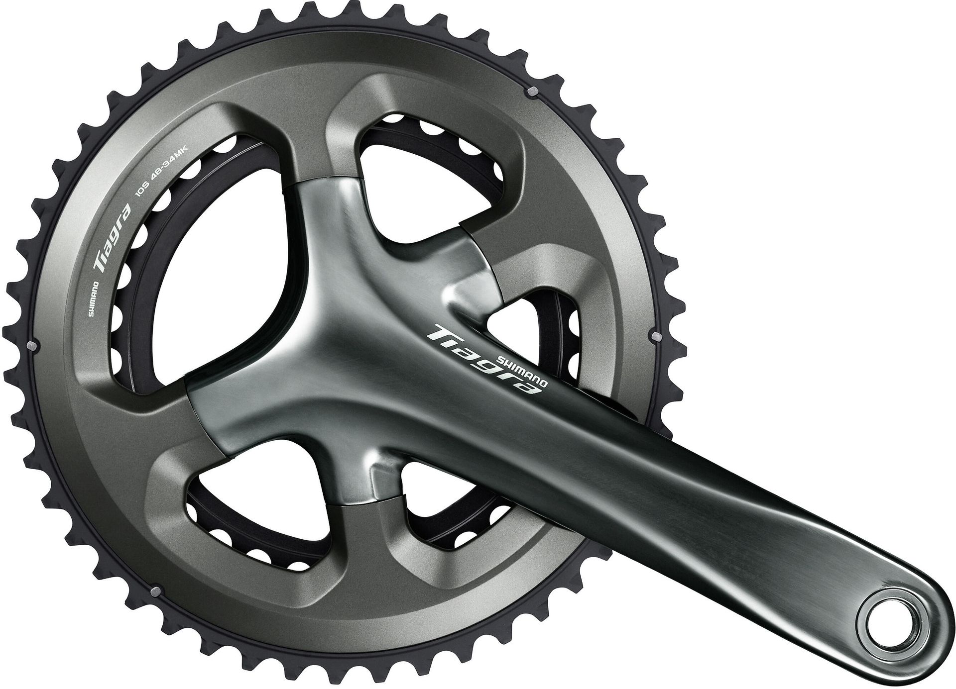 Shimano Shimano Tiagra FC-4700 Mechanizm korbowy 2x10 48-34 z., grey 172,5mm 2020 Korby E-FC4700DX84