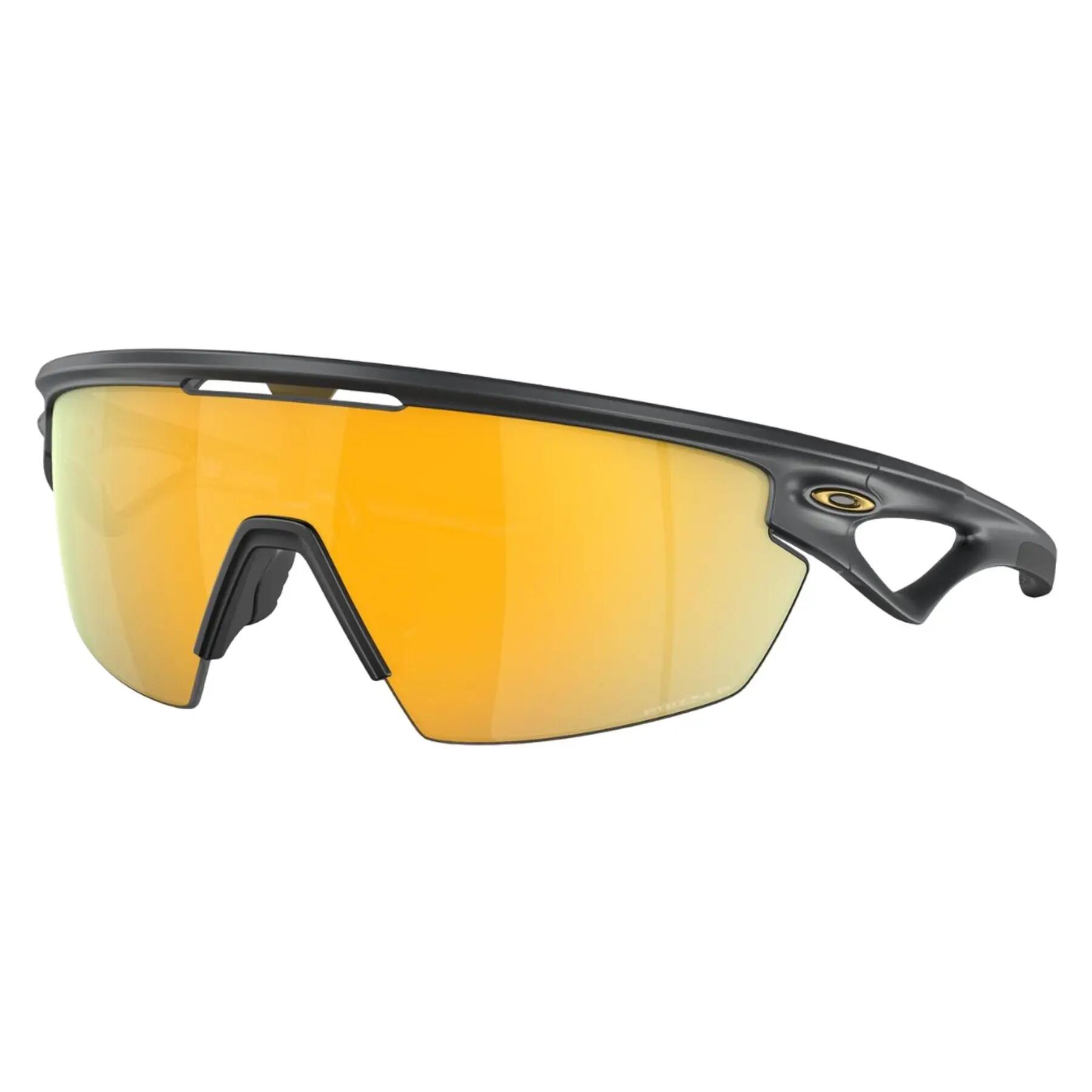 Okulary rowerowe Oakley Sphaera - matte carbon/prizm 24k polariz