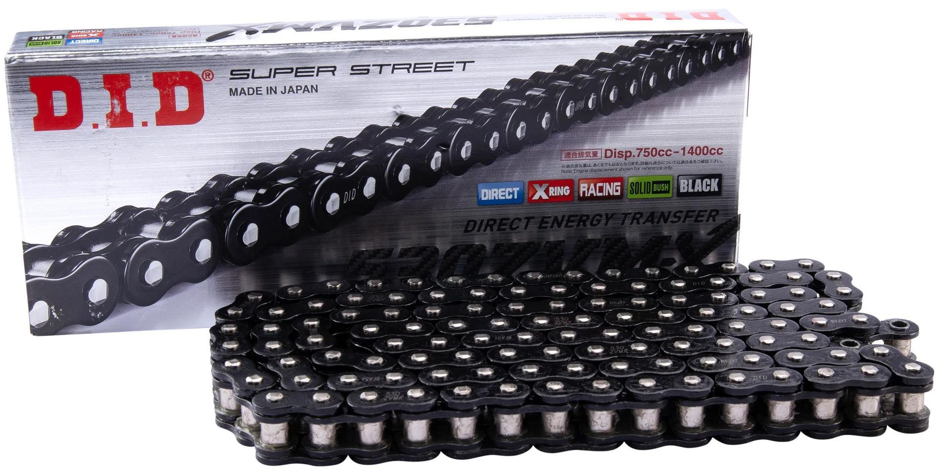 D.i.d 530 ZVMX 120N Czarna Łańcuch Rowerowy