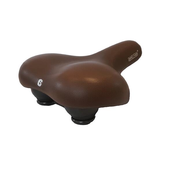 Selle Comfort Catana - Siodełko miejskie memory foam brązowe