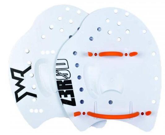ZEROD Wiosełka pływackie SWIMMING HAND PADDLES L białe