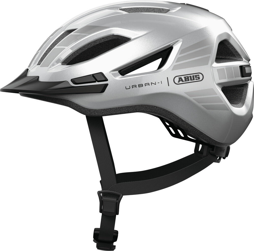 Kask Abus Urban-I 4.0 LR silver green M 54-58 cm