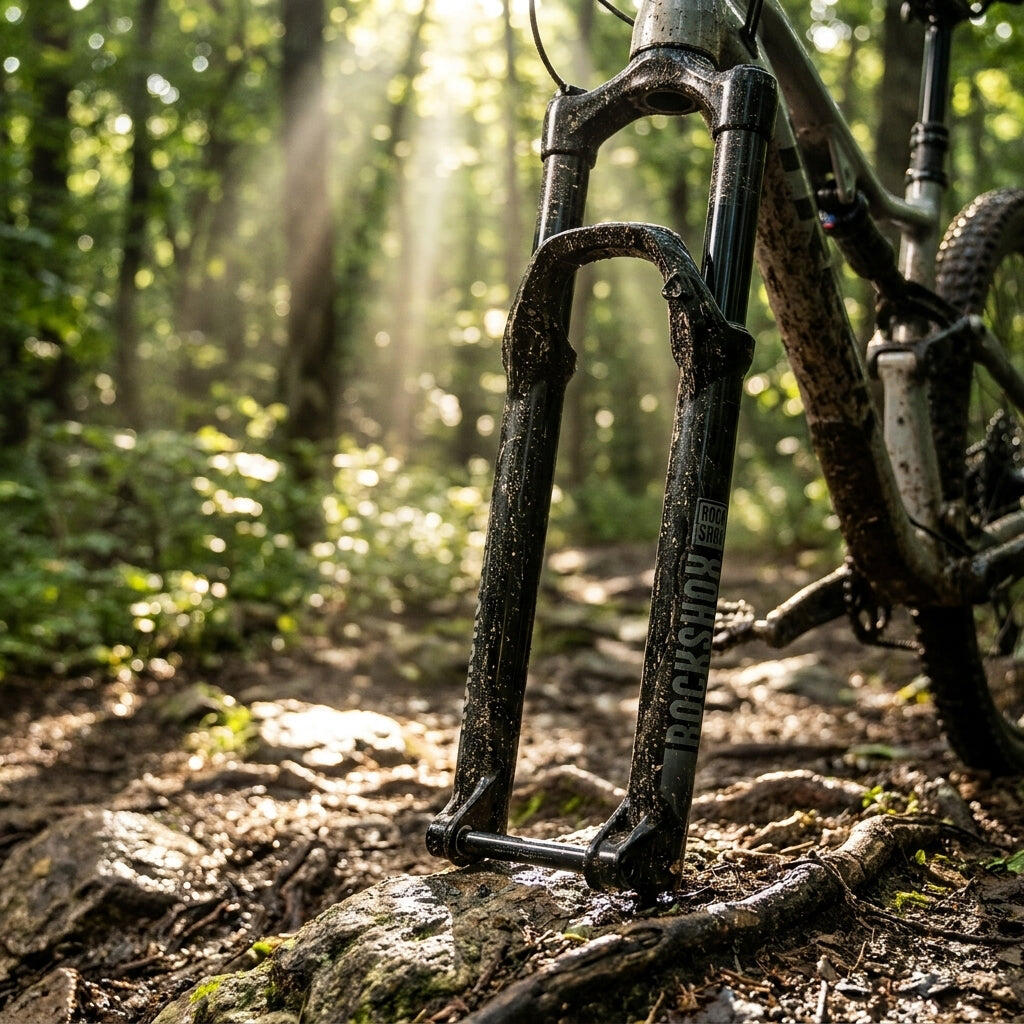 Widelec amortyzowany RockShox Recon Silver RL 120mm DiscB 27.5'1.5tap,sw,9QR,Crown,SA,42off,D1, czarny
