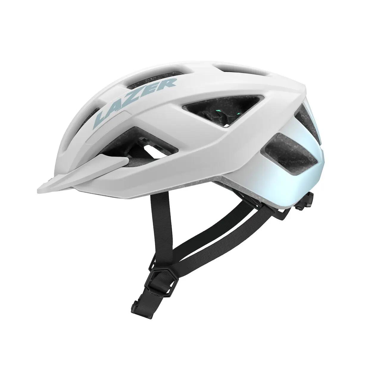 LAZER Cerro KinetiCore Biało-miętowy MTB ( S)
