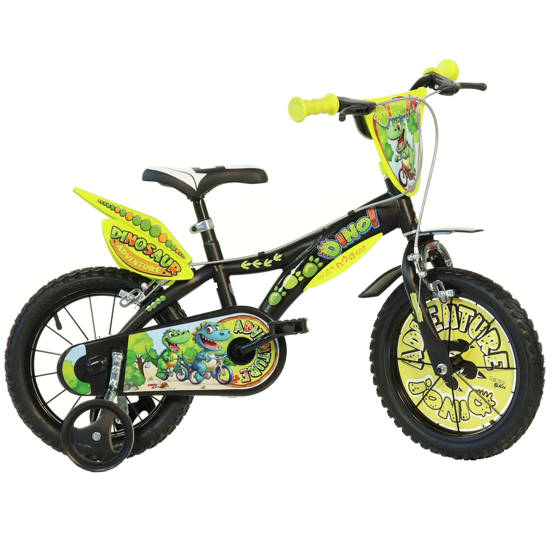 Rower dziecięcy DINO BIKES Dinozaury 14 cali dla chłopca