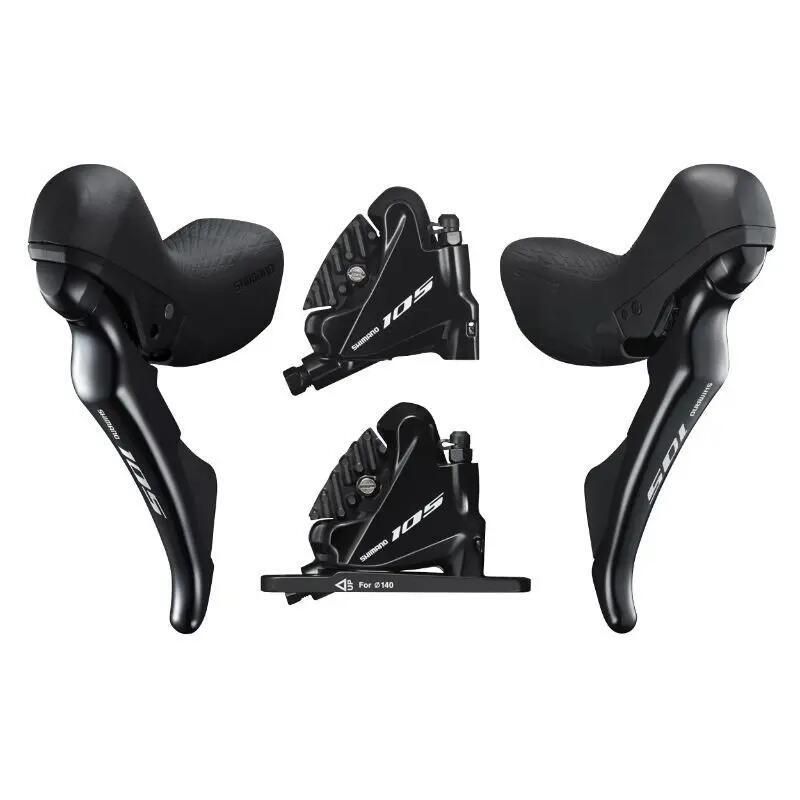 Hydrauliczne hamulce tarczowe z przodu i z tyłu Shimano R7020