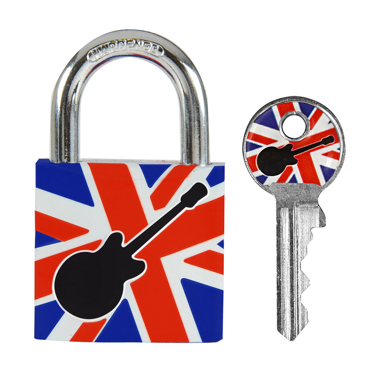 Master Lock kłódka 30 MM  motyw gitara, 3430eurdguitar 3430EURDGUITAR
