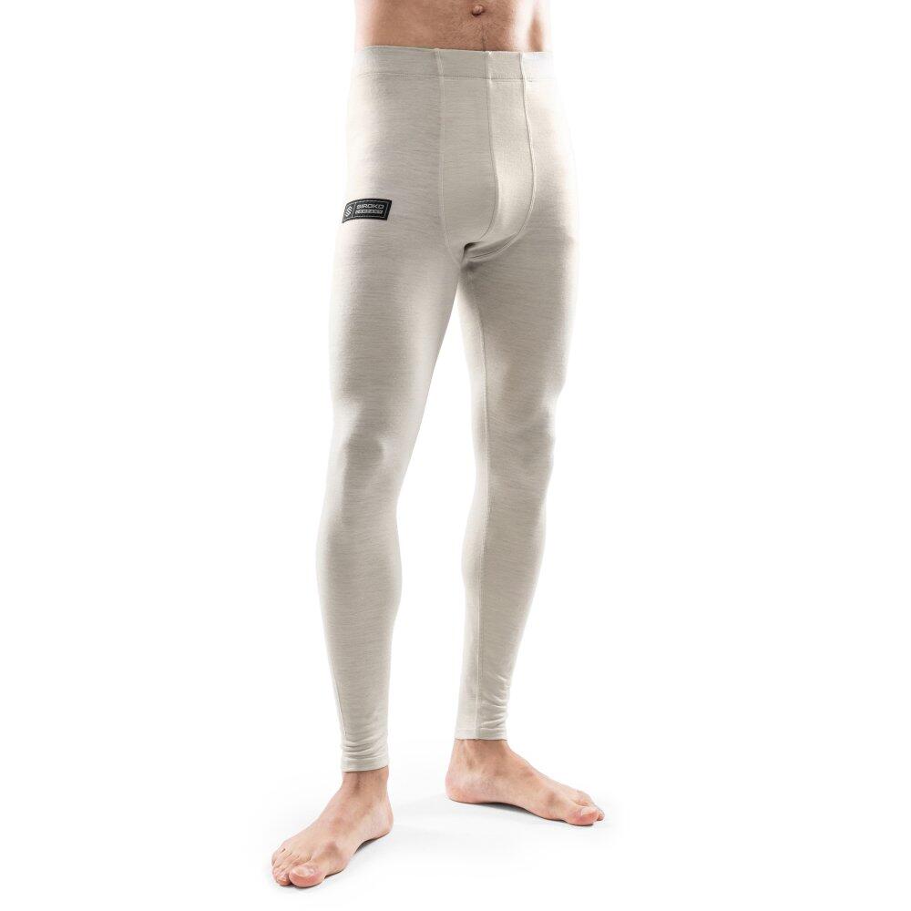 Męskie legginsy termoaktywne do sportów zimowych z wełny Ultimate