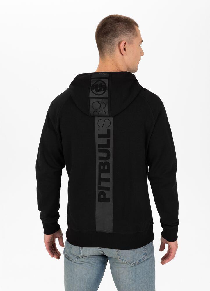Bluza rozpinana z kapturem Pit Bull 300 Interlock Hermes '24 - Czarna L